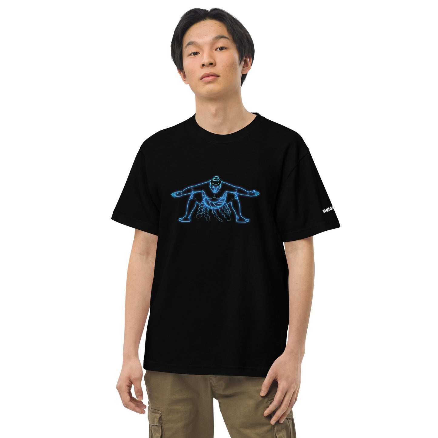 相撲横綱　tシャツ　雷電フラッシュ